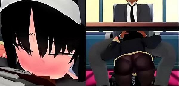  「Incognito」by blendy 13 [Tsukihime MMD R18]
